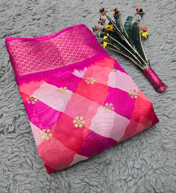 Jk Fashion Cotton Silk Printed Designer Sarees Suppliers in India
